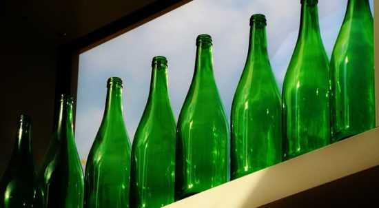Зеленые бутылки
