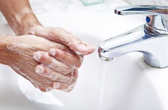 Тщательное мытье рук